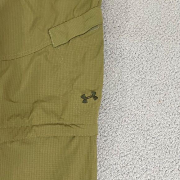 Under Armour Convertible Pants Men 38x30  Hiking Outdoor Ripstop Cargo - Picture 2 of 11